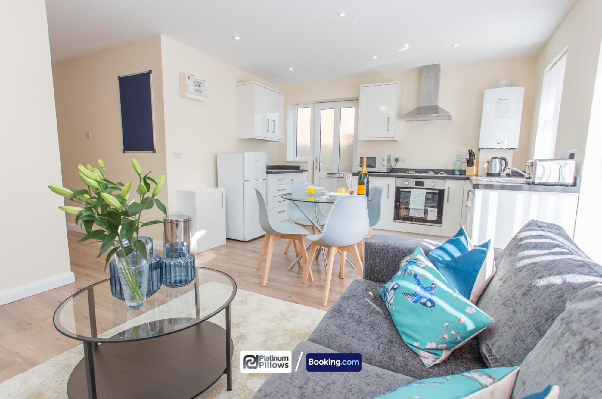 Modern Oxford 2 Bedroom Apartments, Near John Radcliffe Hospital, Weekly & Monthly Deals Bagian luar foto